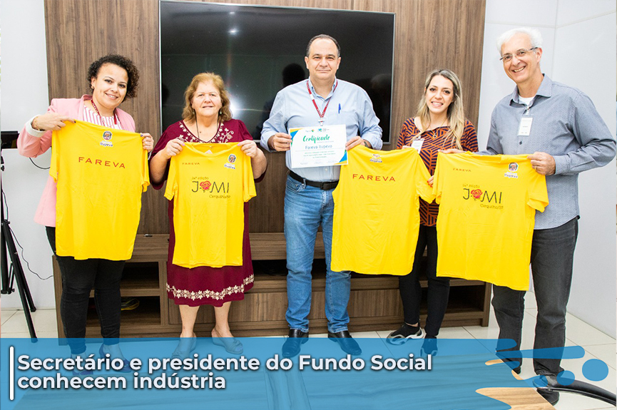 Em visita institucional, Prefeitura rende agradecimentos à empresa Fareva