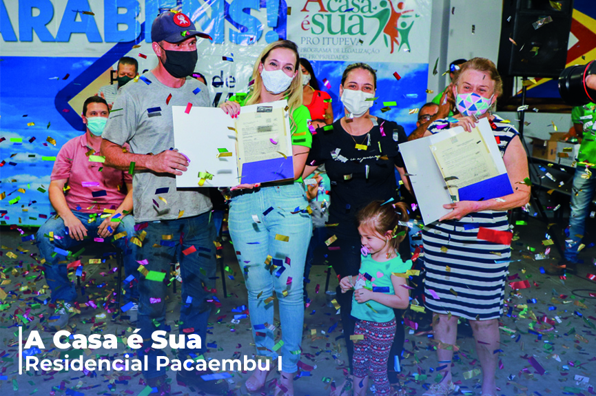 Mais 55 proprietários são contemplados pelo programa ‘A Casa é Sua’, agora no Pacaembu I