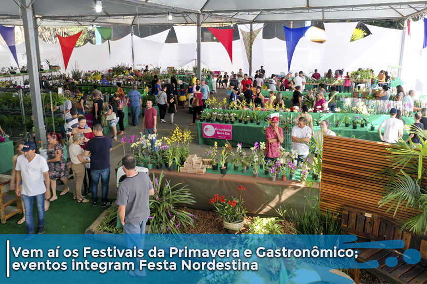 Festa Nordestina terá como atração Festival Gastronômico e Festival da Primavera