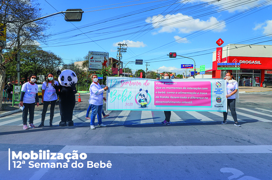 Blitz ‘Caravana da Alegria’ marca a importância dos primeiros três anos de vida do bebê