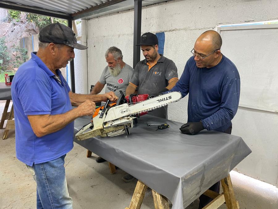 Com parceria do SENAR, Prefeitura capacita servidores para operação e manutenção de Motosserras