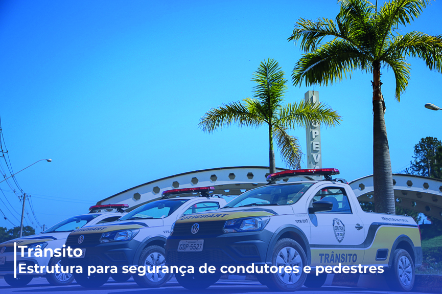 Agentes e viaturas são fundamentais para segurança no trânsito