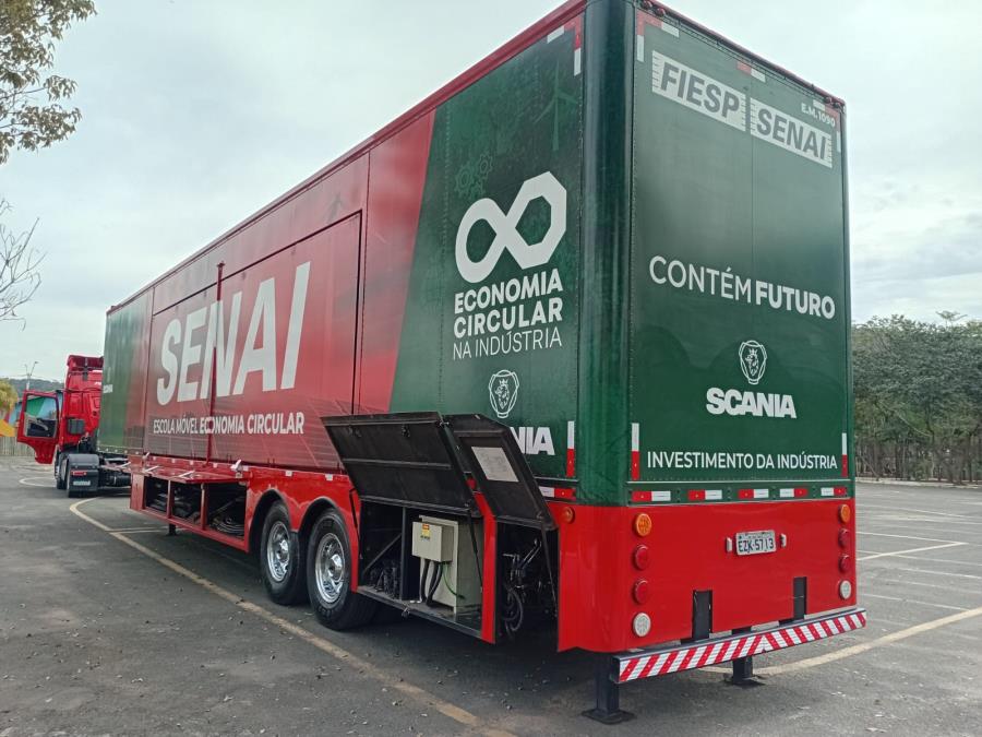 Carreta da Economia Circular do SENAI fica em Itupeva nesta terça e quarta-feira, dias 5 e 6