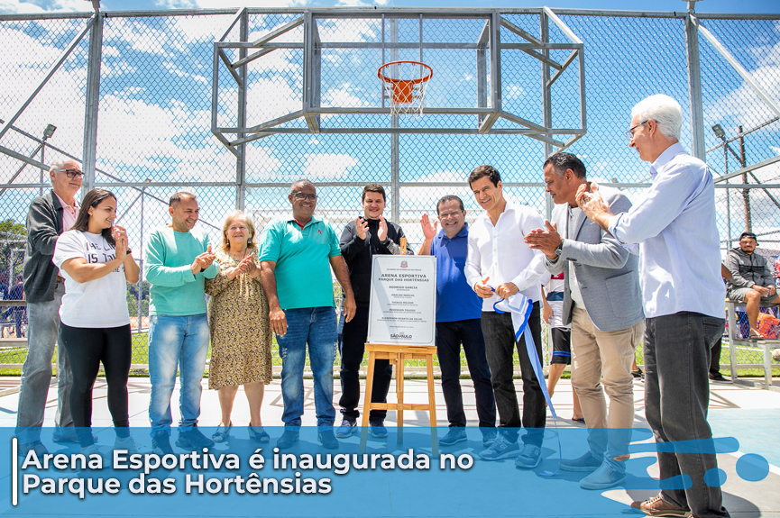 Prefeitura inaugura Arena Esportiva, em parceria com o Governo do Estado