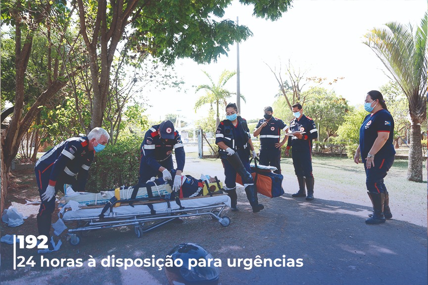 192: atendimento pré-hospitalar 24 horas recebe mais de 120 chamados por semana