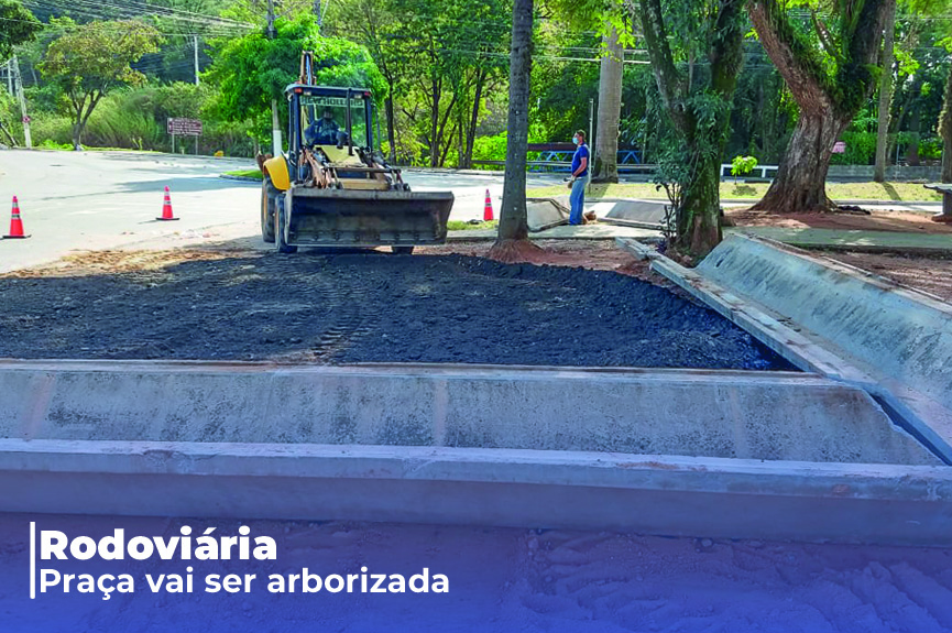 Praça ao lado da Rodoviária vai ser revitalizada e ganha projeto de arborização