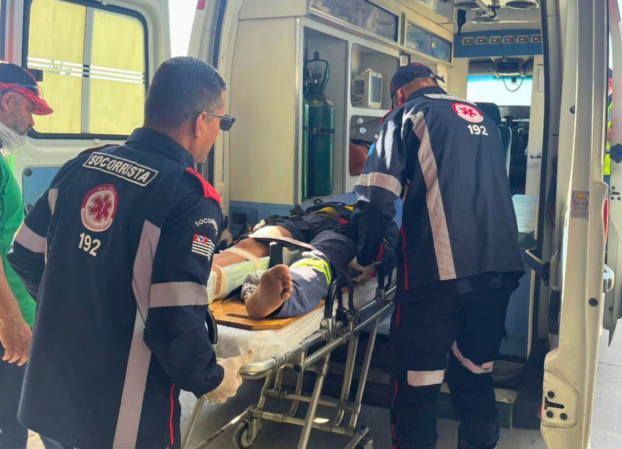 SAMU 192 e Corpo de Bombeiros participam de treinamento da empresa Trivium