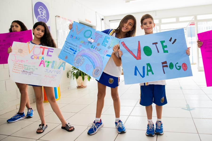 Para estimular liderança e diálogo, escola da Rede Municipal cria Grêmio Estudantil
