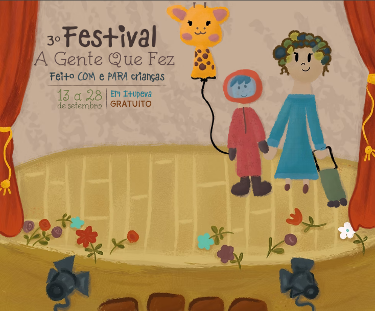 Festival “A Gente que fez!” divulga espetáculos de Teatro, oficinas e rodas de conversa selecionados pelas crianças