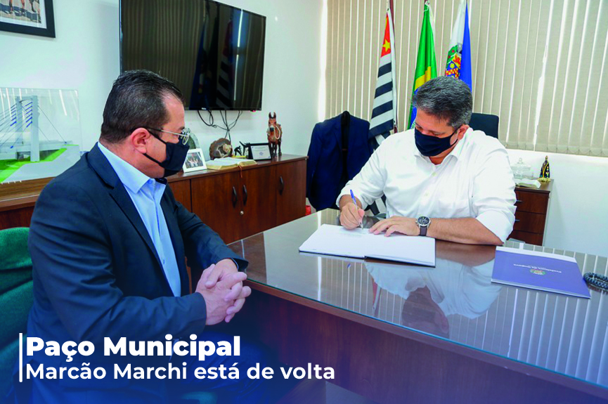 Prefeito Marcão Marchi retorna às atividades após se recuperar de Covid-19 