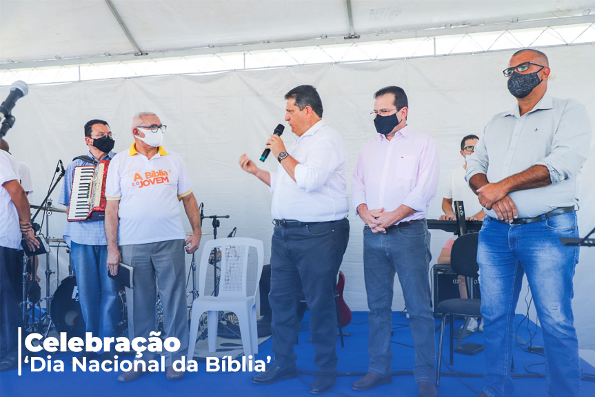 Prefeito e vice prestigiam ‘Dia Nacional da Bíblia’ no Parque da Cidade