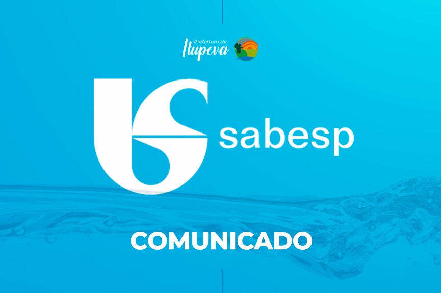 Sabesp informa que abastecimento de água pode ser interrompido provisoriamente