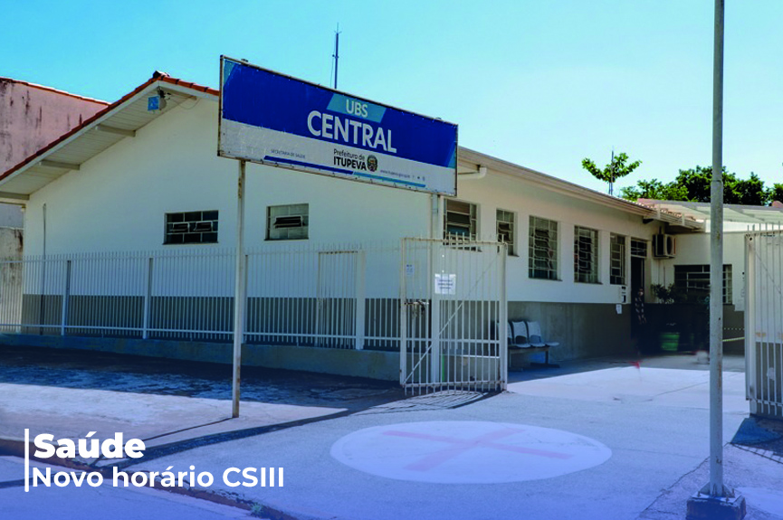Unidade de Saúde Central vai atender até as 19 horas; novo horário a partir de segunda (16)