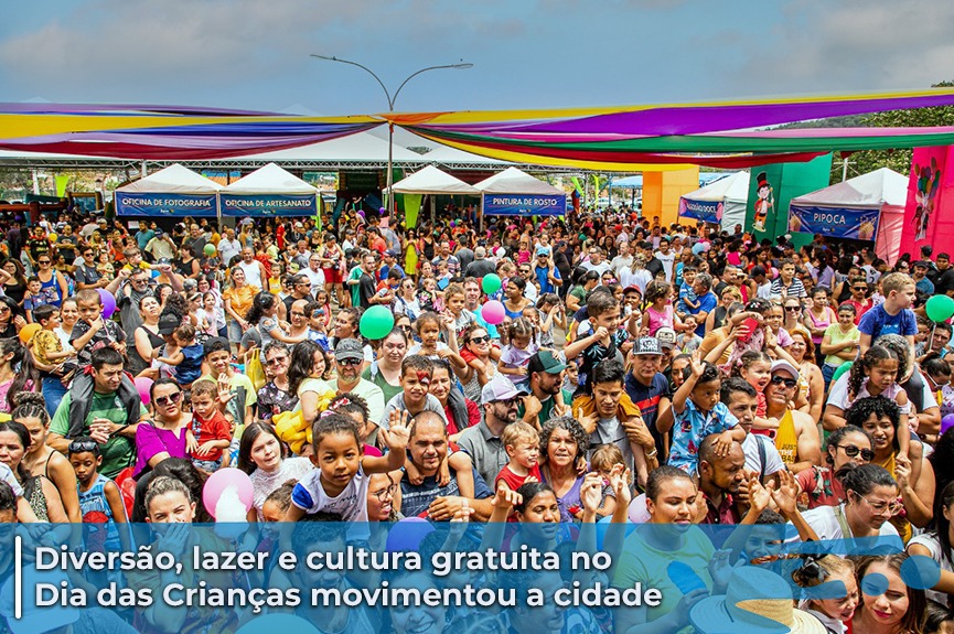 Festa das Crianças em Itupeva leva 9 mil pessoas ao Parque da Cidade no feriado