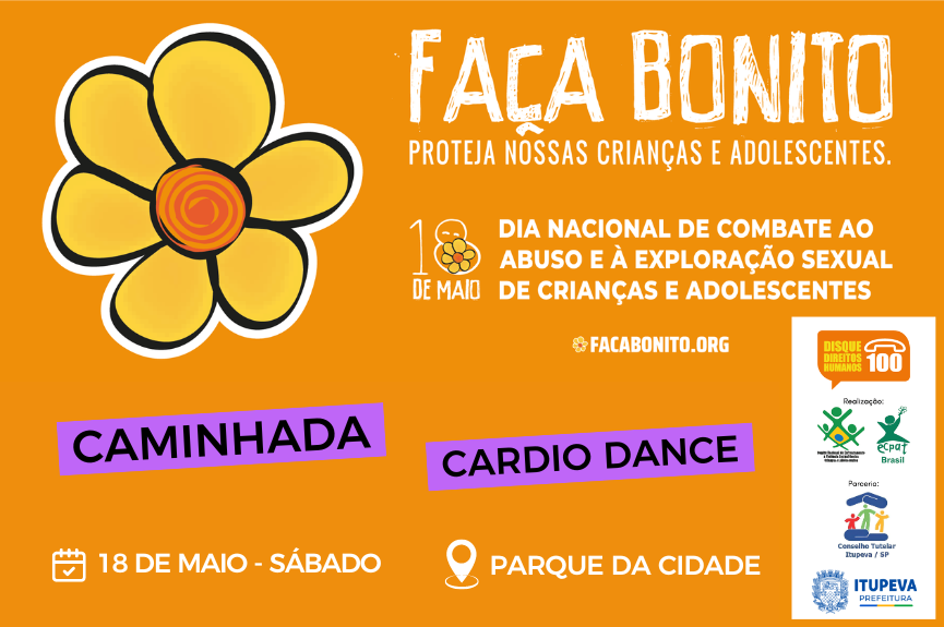 Caminhada no dia 18 marca combate ao abuso e exploração sexual de crianças e adolescentes