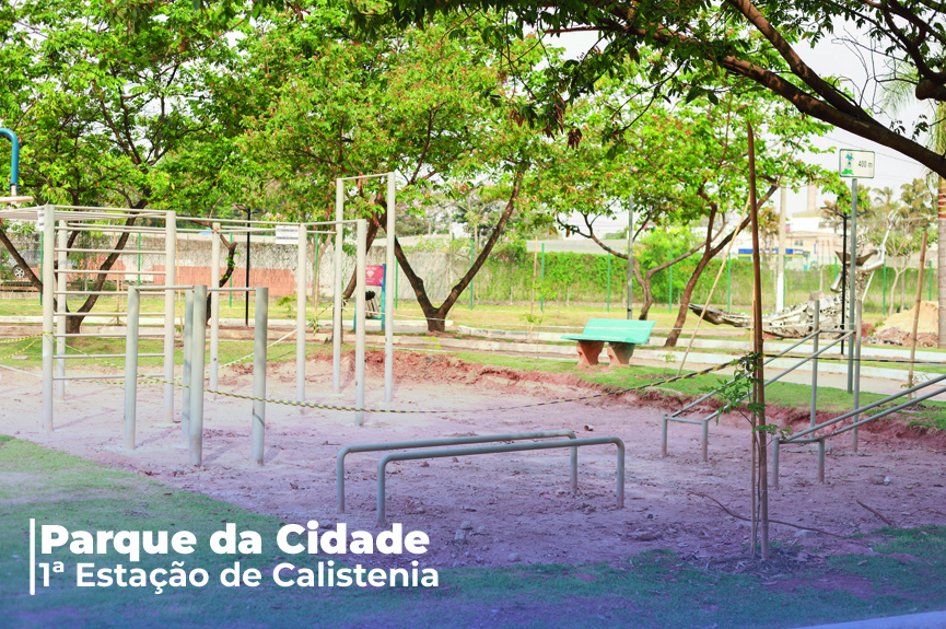 Parque da Cidade terá 1ª Estação de Calistenia, com exercícios que usam o peso do corpo