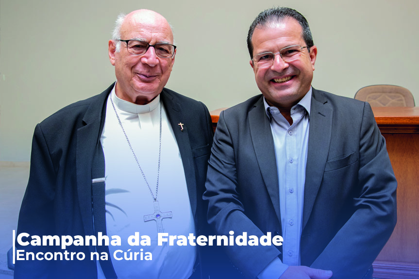Vice-prefeito Alexandre Mustafa participa de encontro na Cúria Diocesana de Jundiaí