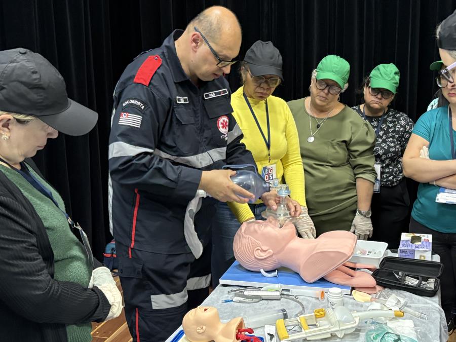 Prefeitura promove capacitação sobre atendimento de urgência e emergência para servidores da Saúde