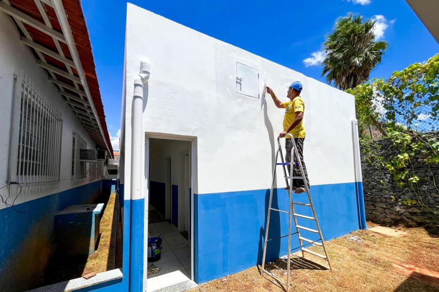 Ampliação da Unidade Básica de Saúde do Portal Santa Fé chega à fase final