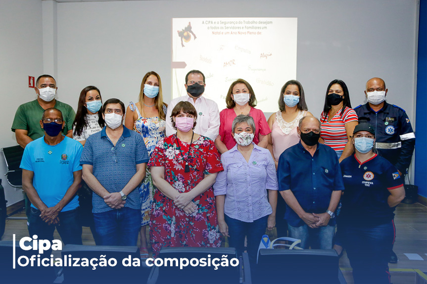 Após processo eleitoral, nova composição da Cipa 2021/2022 toma posse no Paço Municipal