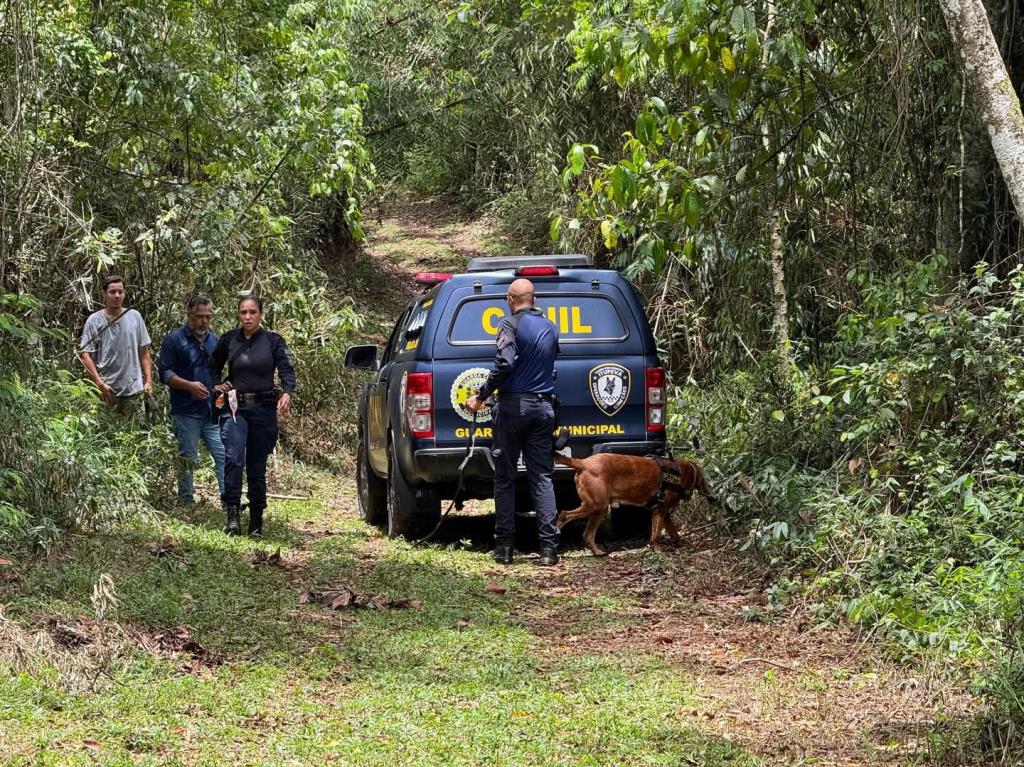 Canil da GCM de Itupeva apoia buscas por jovem desaparecido em Cabreúva