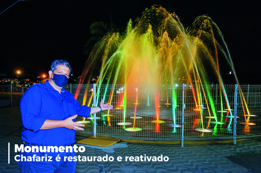 Chafariz da Praça da Bíblia é restaurado e reativado em Itupeva