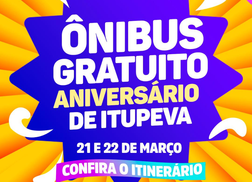 Festa de Aniversário de Itupeva terá transporte gratuito dos bairros ao Parque da Cidade