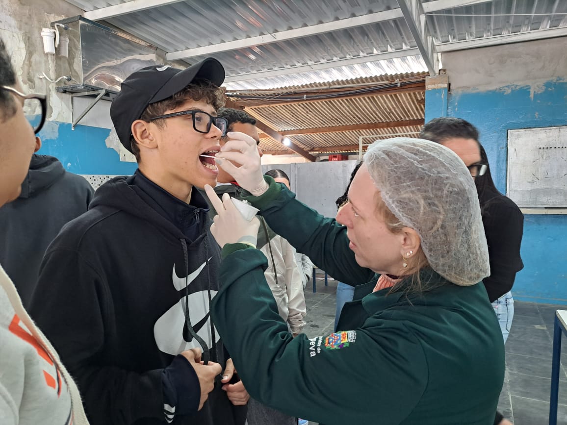 Ação de Saúde Bucal atende estudantes da rede estadual de ensino