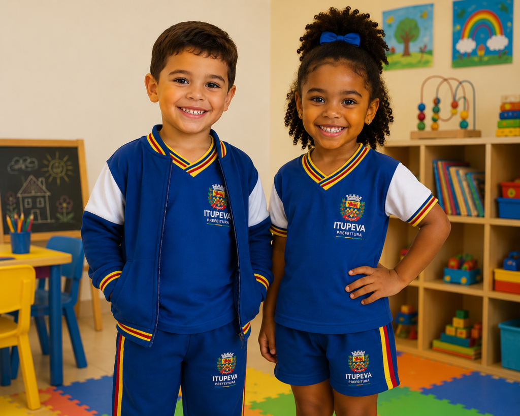Kits de uniforme escolares serão entregues de forma escalonada e centralizada no CEMEB Victória Cômodo