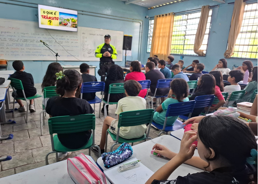 Trânsito em Cifra: programa educativo da Prefeitura realiza primeira ação do ano