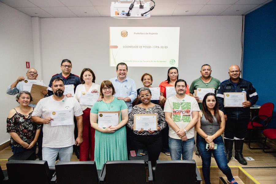 Servidores da Prefeitura de Itupeva são empossados para nova gestão da CIPA
