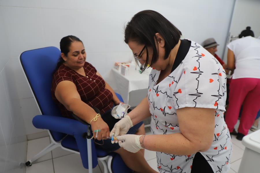 Mutirão de coleta de exames laboratoriais acelera fila e atende 170 pessoas em um dia