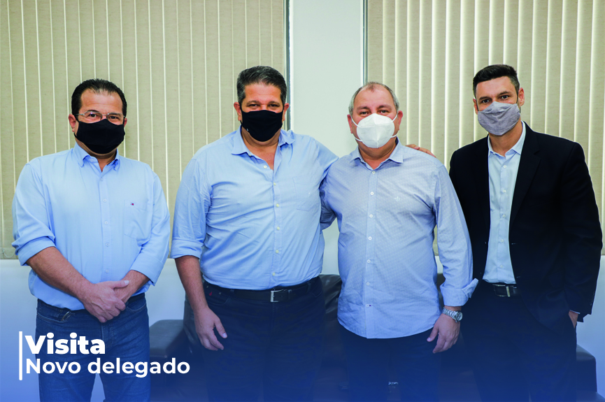 Novo Delegado de Polícia Civil é apresentado ao prefeito Marcão e ao vice Mustafa