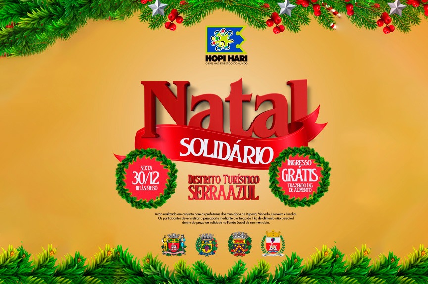 Hopi Hari e Itupeva promoverão Natal Solidário; saiba como trocar o ingresso