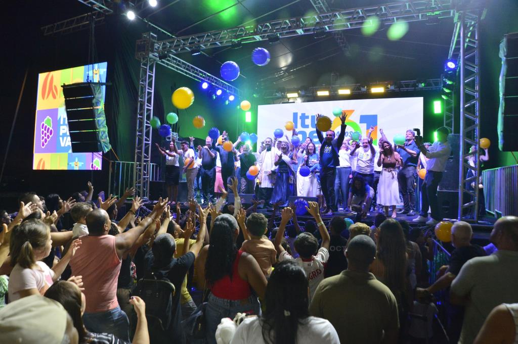 Itupeva abre celebrações de 61 Anos com shows e muitas atrações no Parque da Cidade