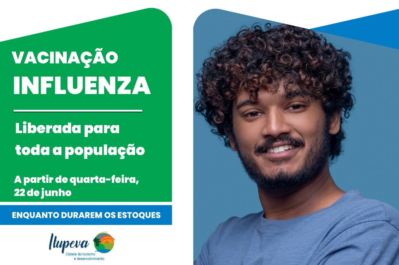Vacinação contra Influenza é ampliada para população enquanto houver vacina em estoque