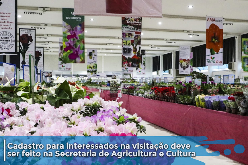 Expoflora Holambra: Prefeitura abre cadastro para interessados na visitação