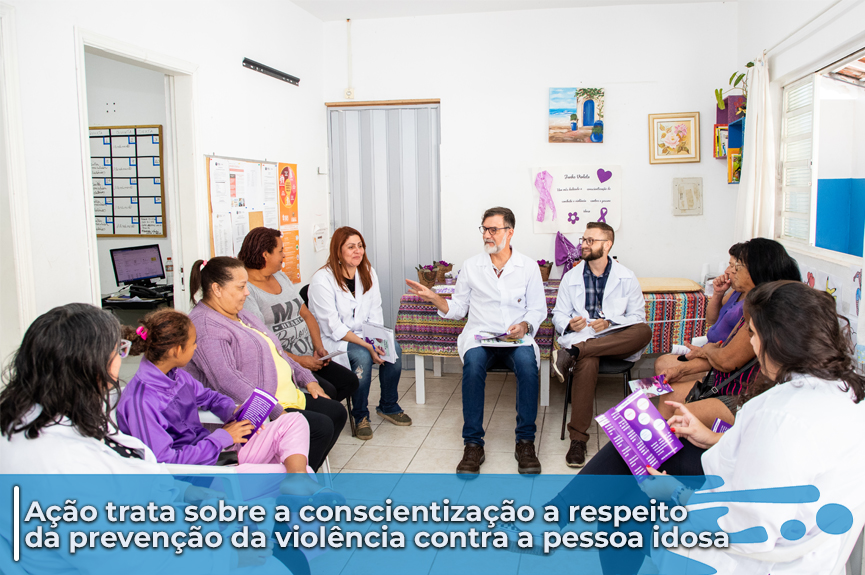 Junho Violeta: roda de conversa é realizada no CRAS Monte Serrat