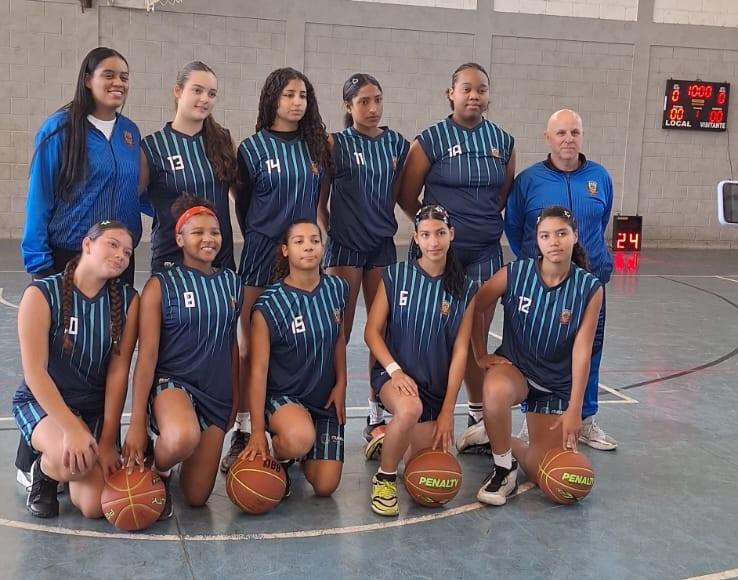 Basquete sub-15 feminino vence a terceira e mantém invencibilidade