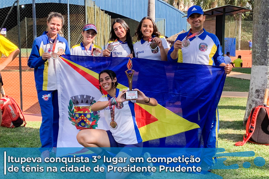 Tênis de Itupeva é bronze nos Abertos da Juventude em Presidente Prudente