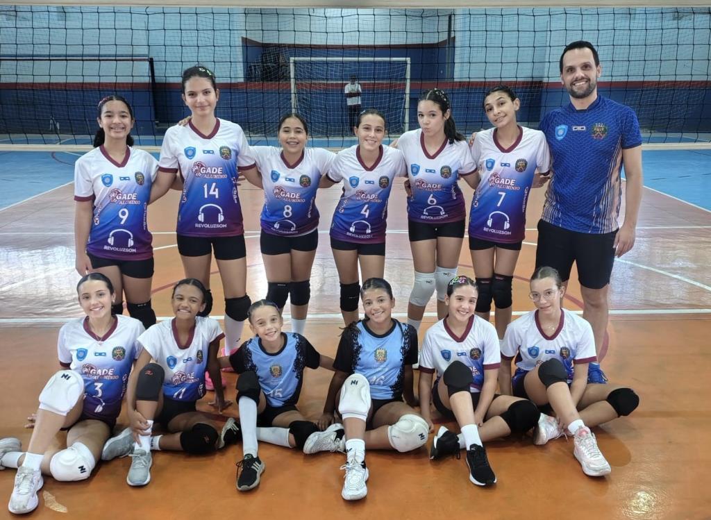 Sub-14 feminino inicia participação na Liga Sorocaba de Voleibol