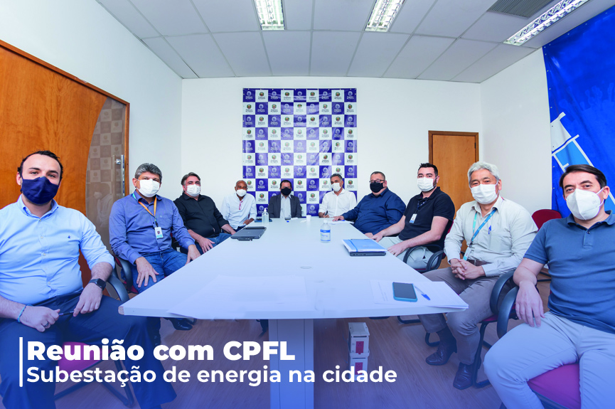 Reunião com membros da CPFL define construção da subestação de energia elétrica