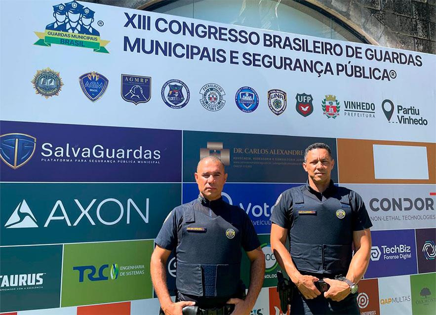 Guarda Municipal de Itupeva marca presença no maior congresso de segurança pública municipal do Brasil