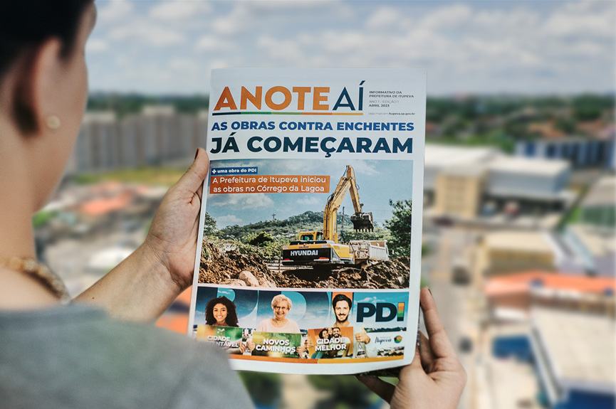 Anote Aí: informativo da Prefeitura integra população às ações do PDI