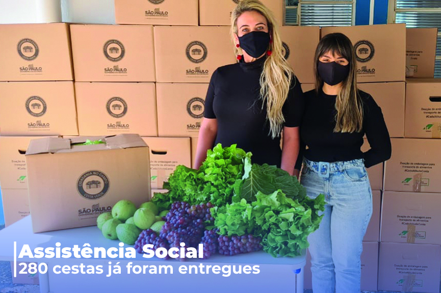 Projeto Cesta Verde já entregou 280 cestas para famílias assistidas pelo CRAS