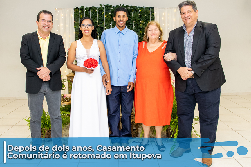 Casamento Comunitário é retomado em Itupeva; noivos são recepcionados no CCI