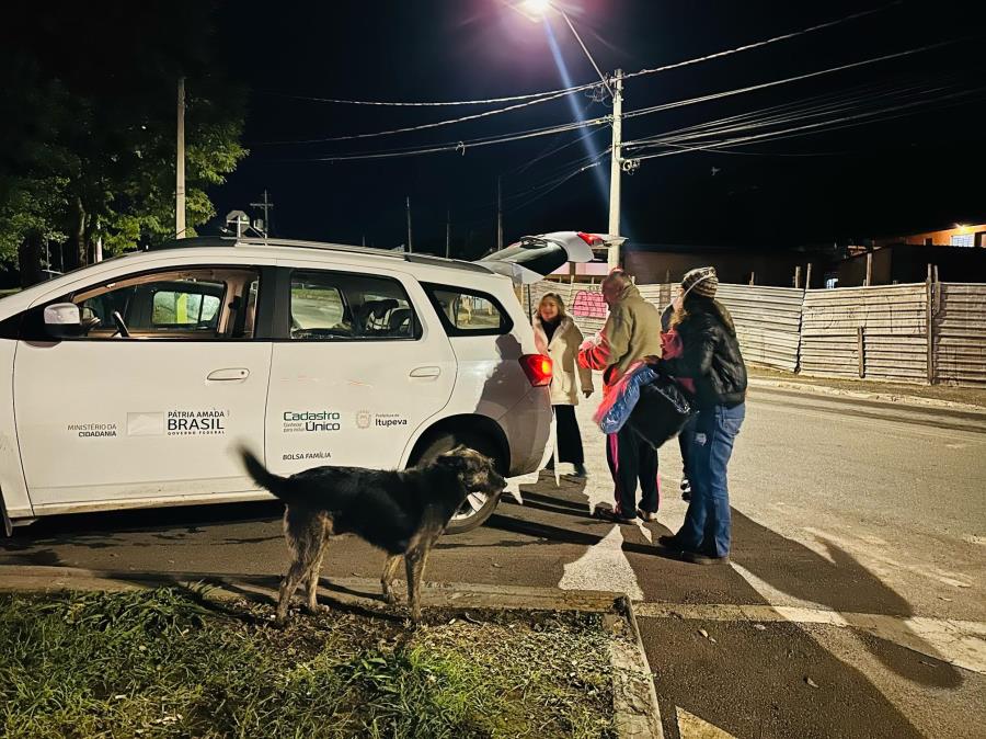 Prefeitura faz trabalho preventivo em noites frias nas ruas de Itupeva