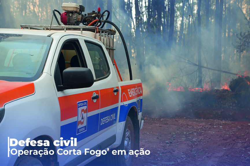 Incêndio na antiga Fazenda São Venâncio é controlado; outras ações são intensificadas