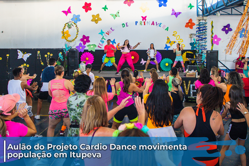 Domingo é marcado pelo Festival da Primavera do Projeto Cardio Dance