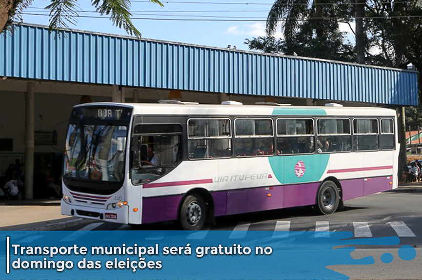 Eleições: Itupeva terá isenção da tarifa de ônibus municipal no domingo (30)